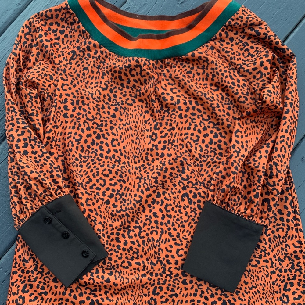 Leopard Print Blouse